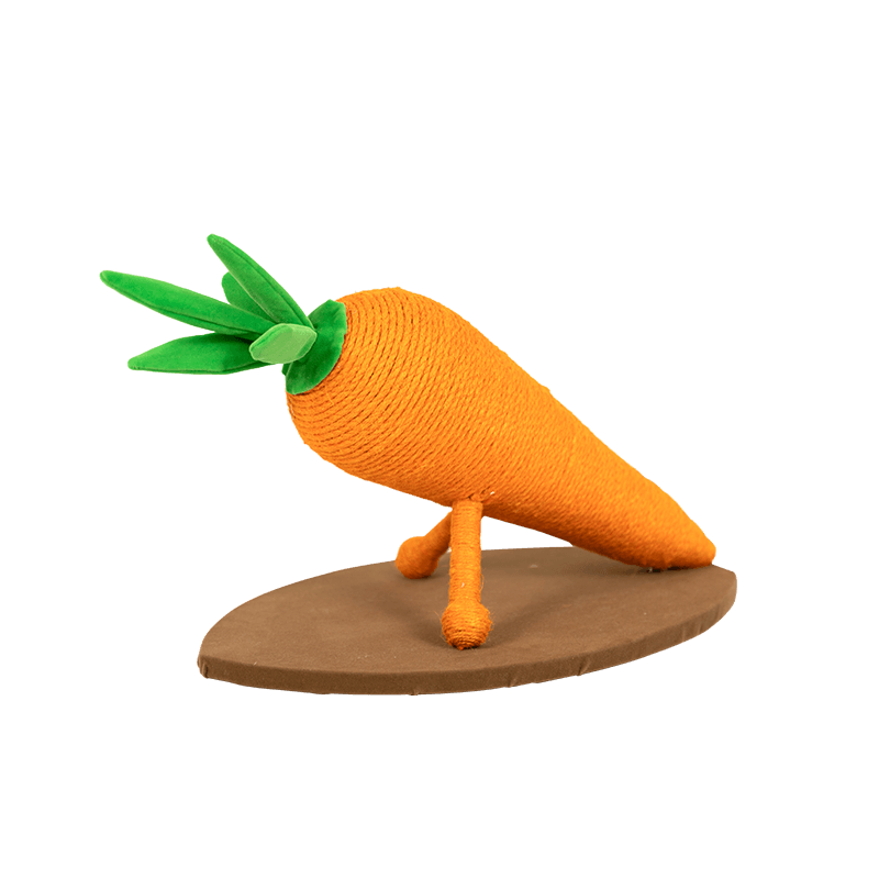 Press-up Carrot Cat Scratcher